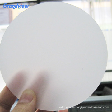 Hoja difusor de luz acrílica de 1 mm-2 mm Milky White Matt